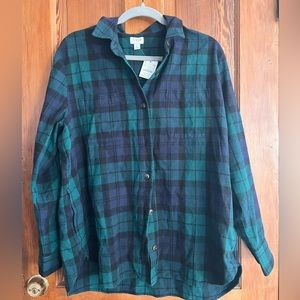 NWT J CREW flannel shirt jacket
